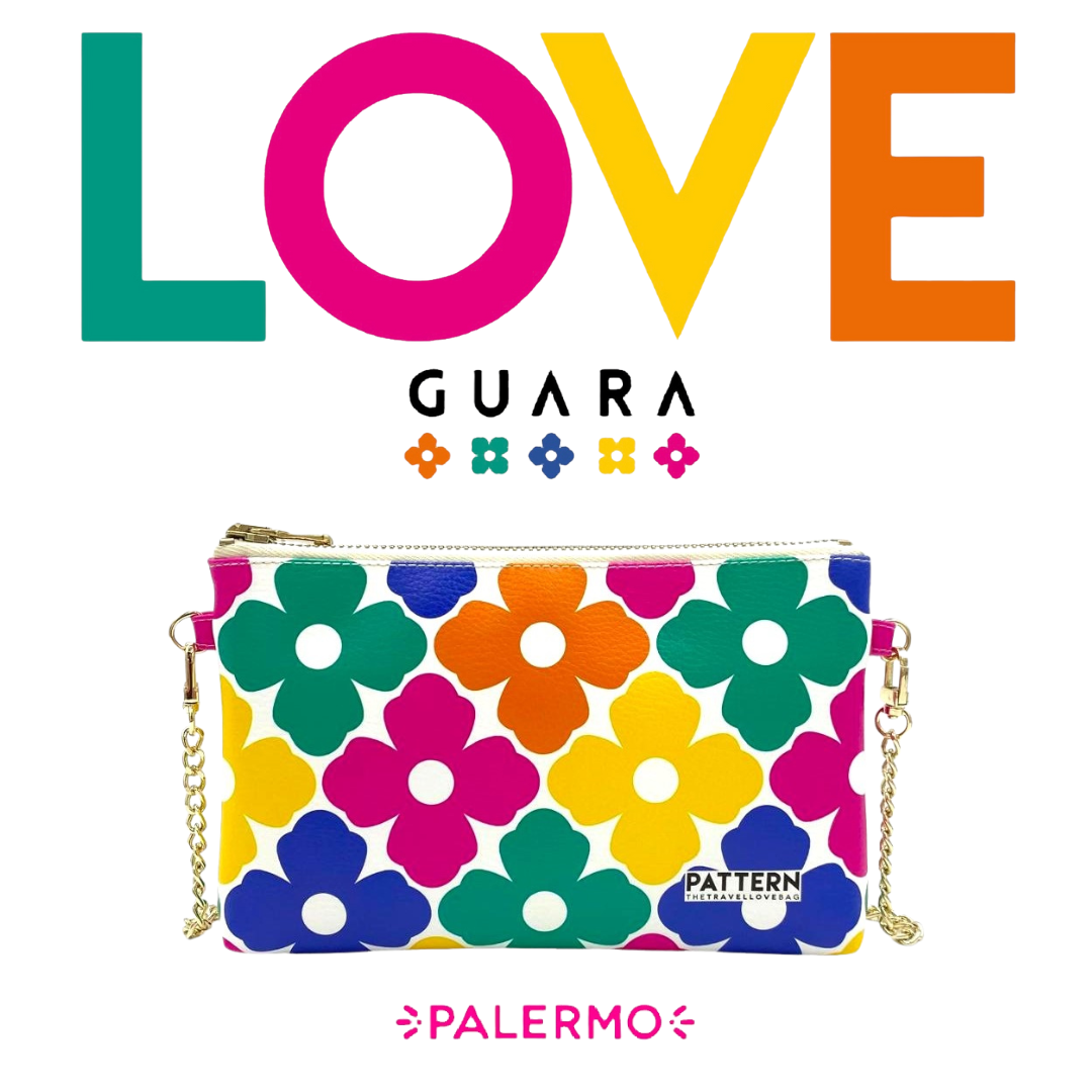 Bag con Tracolla Dorata GUARA Love PALERMO