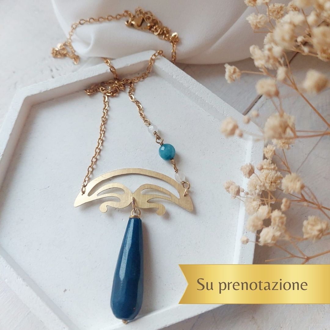 Collana Franca Florio blu PRENOTAZIONE