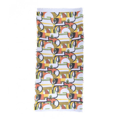 Foulard in Bambù PICASSO Bianco Latte