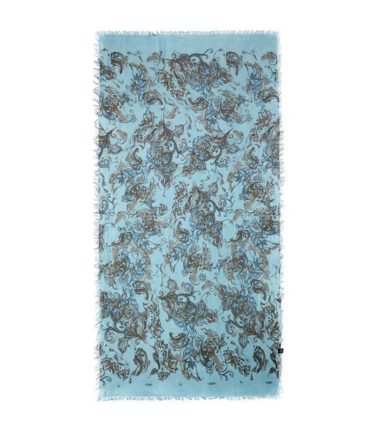 Foulard in Bambù GOYA azzurro